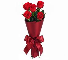 Букет 5 Красных роз Эдлесс Лав в Марков Лес