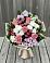 Букет цветов из: Альстромерии, Гвоздики, Розы и Хризантемы в Марков Лес