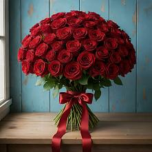 Букет Красные розы Блэк Меджик в Марков Лес
