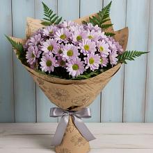 Букет цветов из:  Хризантемы #REPLACE_PRED# Марков Лес