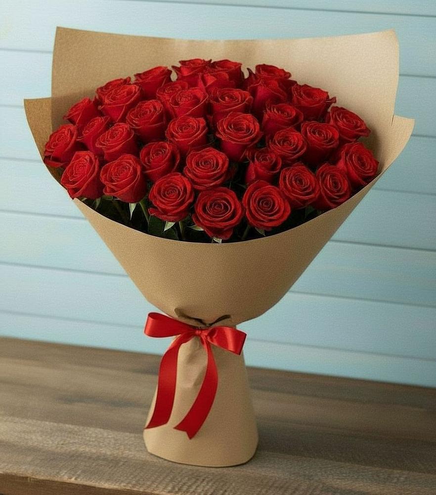 Букет Красные розы Милано в Марков Лес