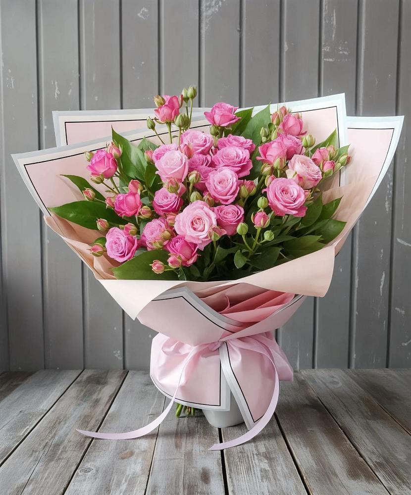 Букет Розовый кустик в Марков Лес