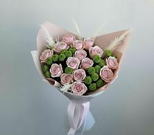 Букет цветов из:  Розы и Хризантемы в Марков Лес