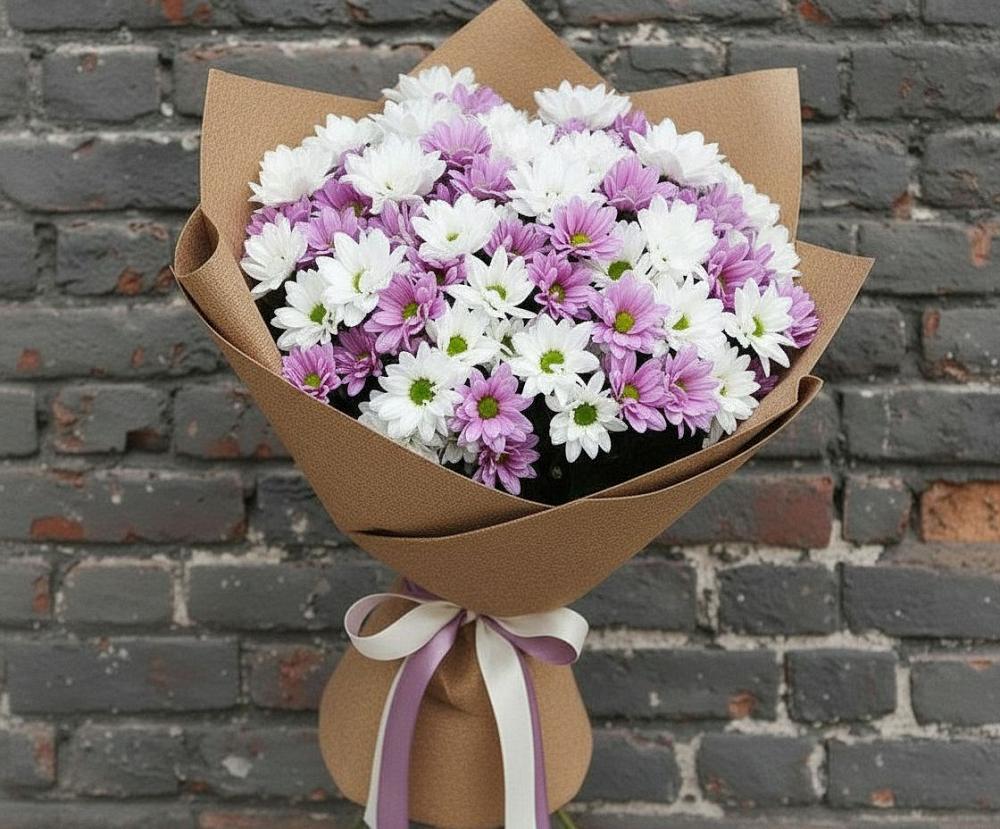 Букет цветов из: Хризантемы в Марков Лес