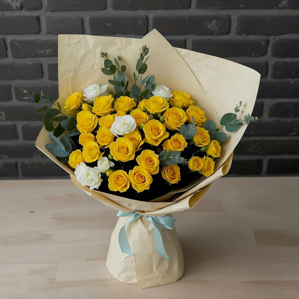 Букет цветов из: Розы в Марков Лес