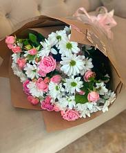 Букет цветов из:  Розы и Хризантемы #REPLACE_PRED# Марков Лес