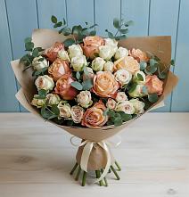 Букет цветов из:  Альстромерии и Розы #REPLACE_PRED# Марков Лес